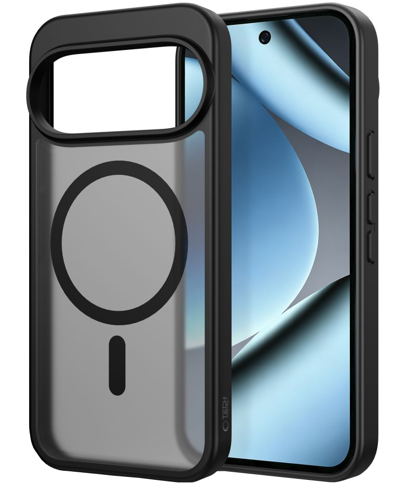 Калъф MagSafe за Google Pixel 11 Pro XL / 10 Pro XL / 9 Pro XL, Tech-Protect, Magmat, Матиран Черен