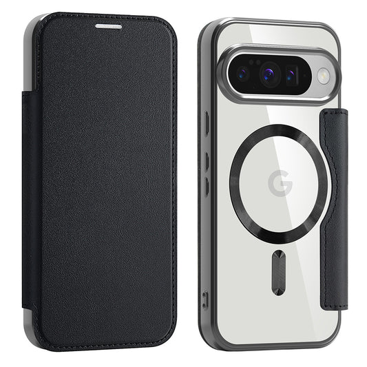 Калъф MagSafe за Google Pixel 10 Pro / 10, Techsuit, SmartMag Book, Черен