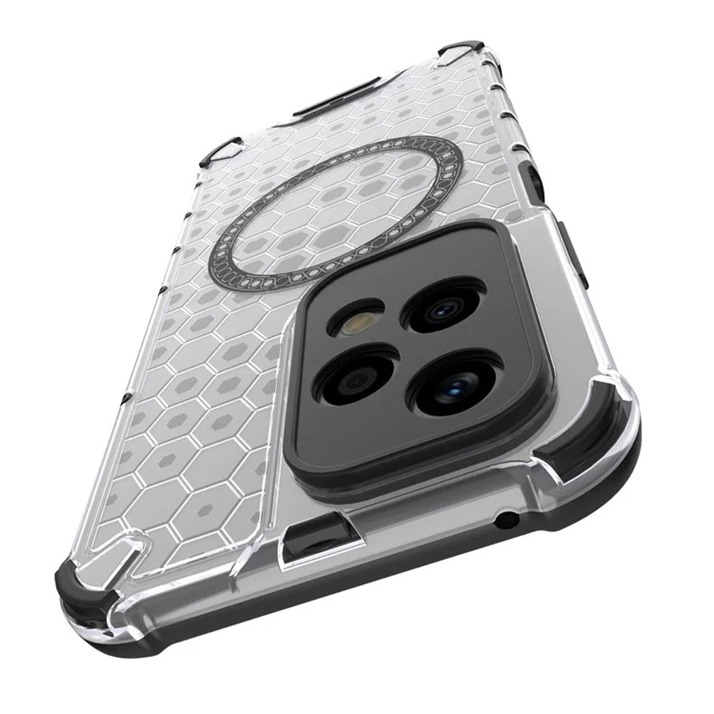 MagSafe калъф за Honor 200 Lite, Techsuit, HoneyComb Shield, Черен
