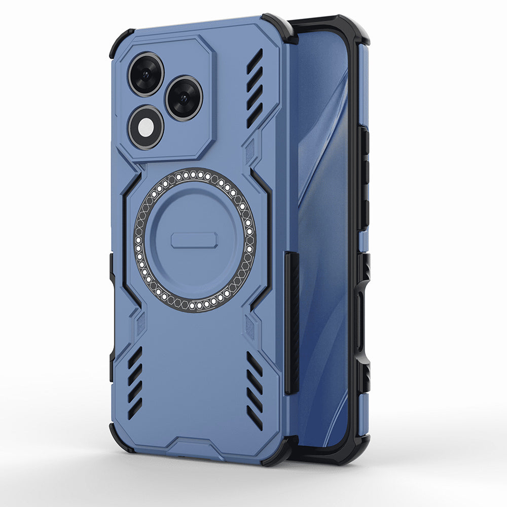MagSafe калъф за Honor 400 Lite, Techsuit, ArmorMag, син