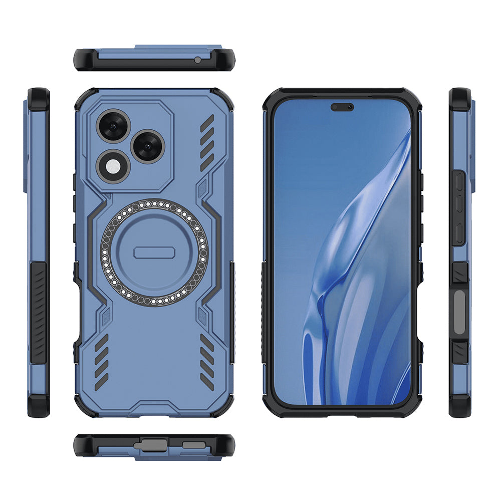 MagSafe калъф за Honor 400 Lite, Techsuit, ArmorMag, син