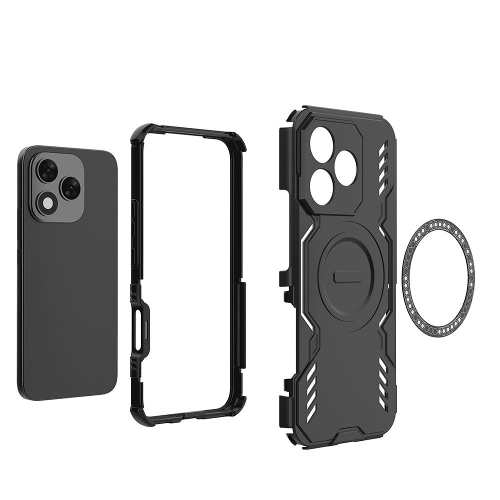 MagSafe калъф за Honor 400 Lite, Techsuit, ArmorMag, син