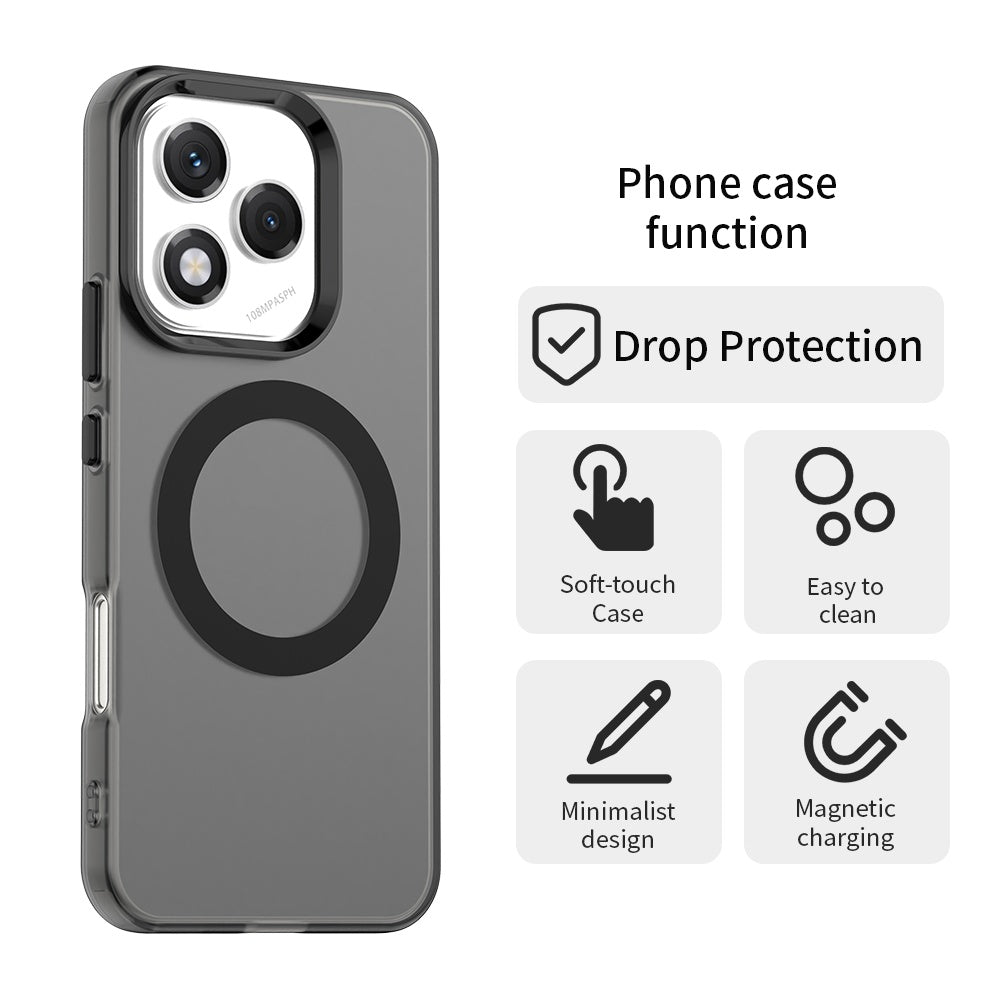 MagSafe калъф за Honor 400 Lite, Techsuit, CandyCase, Черен