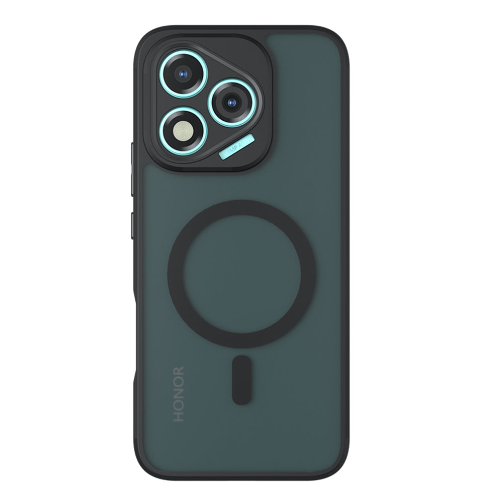 Калъф MagSafe за Honor 400 Lite, Techsuit, PureFrost, Черен сатен