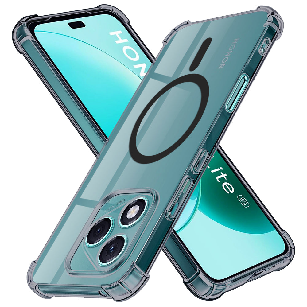 Калъф MagSafe за Honor 400 Lite, Techsuit, Shockproof Clear, Опушен