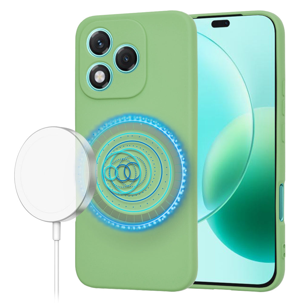 Калъф MagSafe за Honor 400 Lite, Techsuit, SoftFlex, Светлозелен