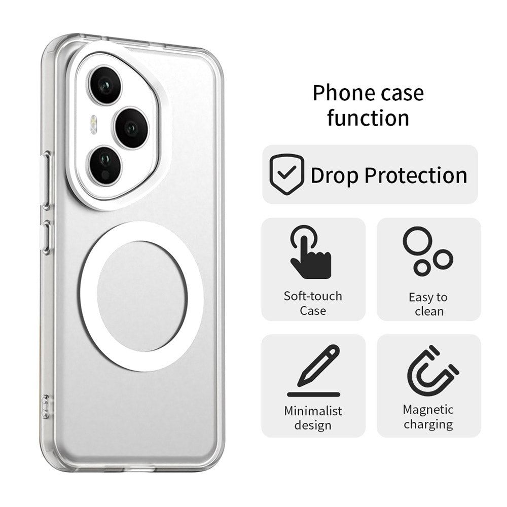 Калъф MagSafe за Honor 400 Pro, Techsuit, CandyCase, Бял