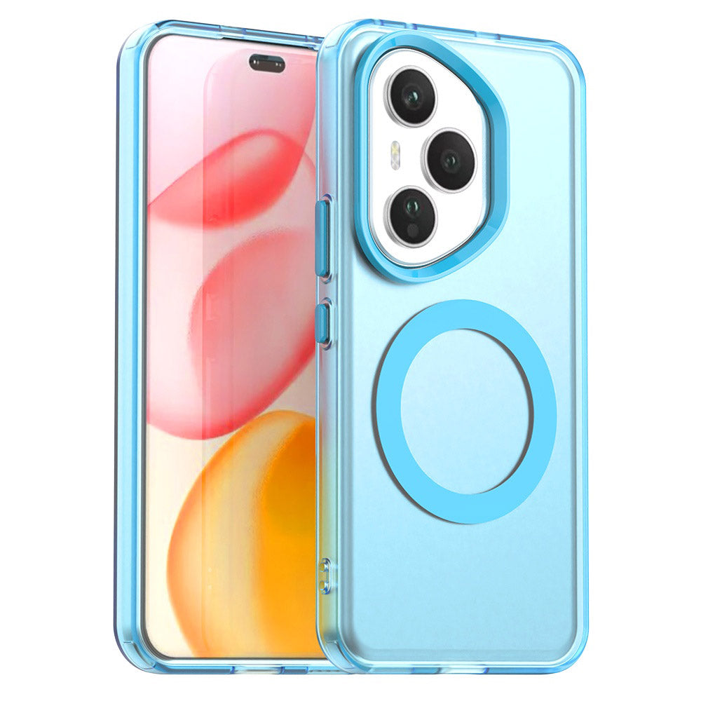 MagSafe калъф за Honor 400 Pro, Techsuit, CandyCase, Син