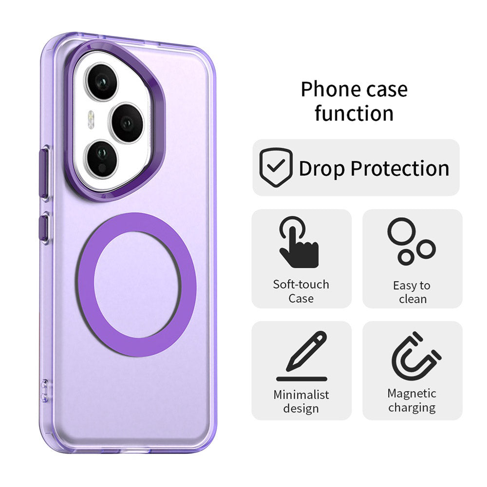 Калъф MagSafe за Honor 400 Pro, Techsuit, CandyCase, Лилав