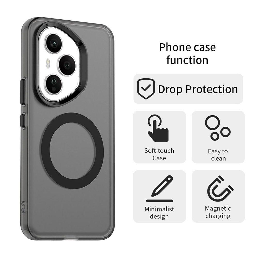 Калъф MagSafe за Honor 400 Pro, Techsuit, CandyCase, Черен