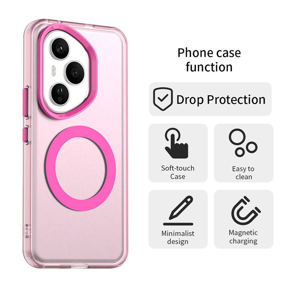 Калъф MagSafe за Honor 400 Pro, Techsuit, CandyCase, Розов