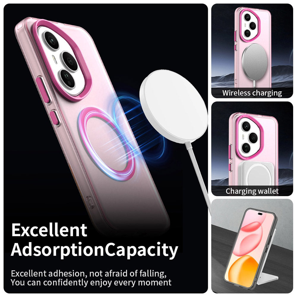 Калъф MagSafe за Honor 400 Pro, Techsuit, CandyCase, Розов
