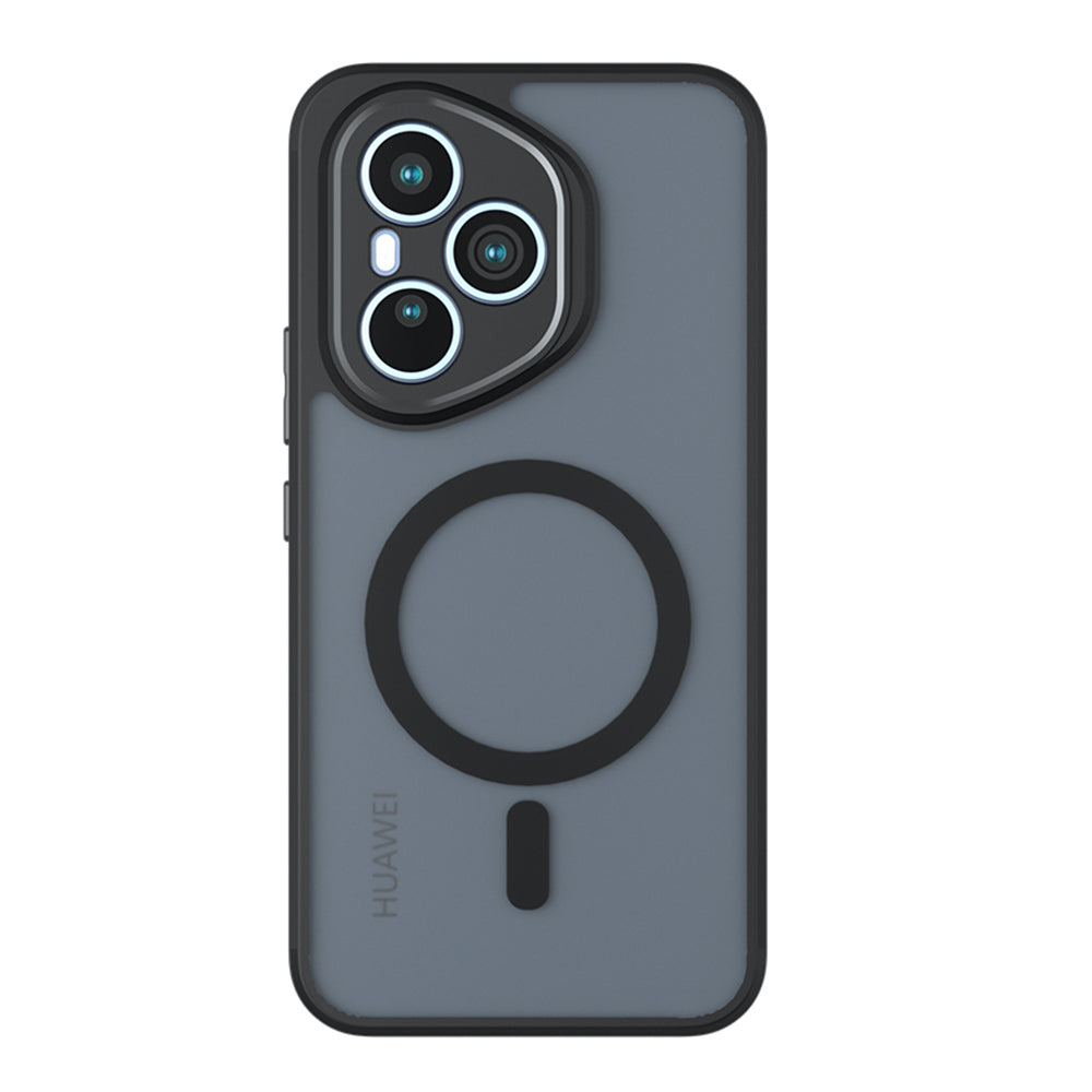 Калъф MagSafe за Honor 400 Pro, Techsuit, PureFrost, Черен сатен