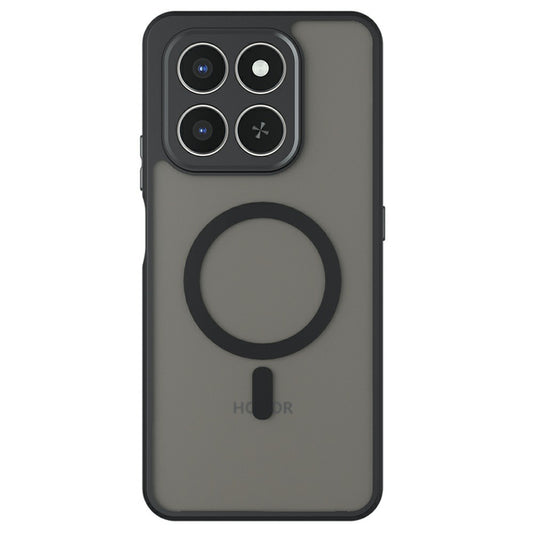 Калъф MagSafe за Honor 400 Smart 4G / X7d 4G / 400 Smart 5G, Techsuit, PureFrost, Сатенено черен