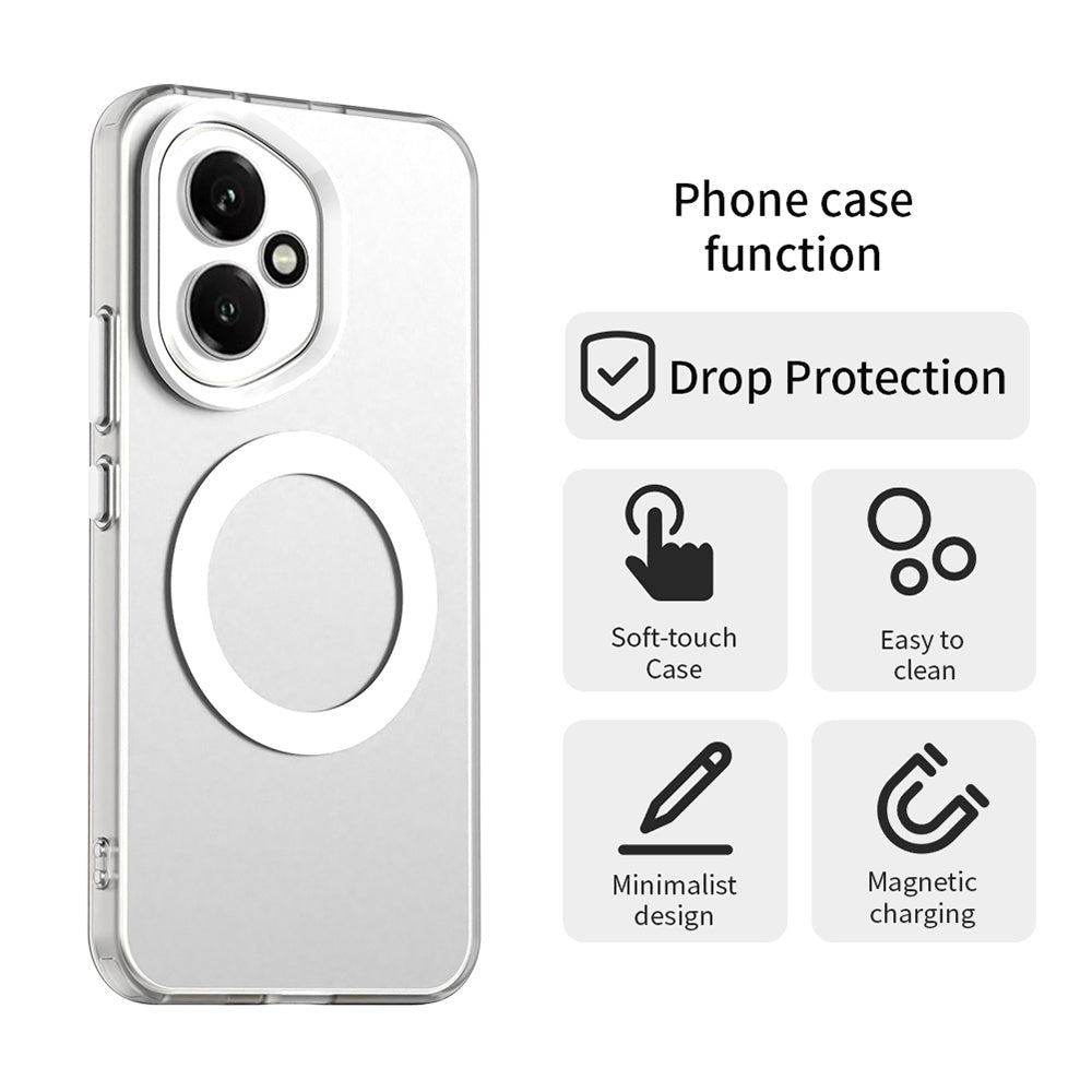 MagSafe калъф за Honor 400, Techsuit, CandyCase, бял