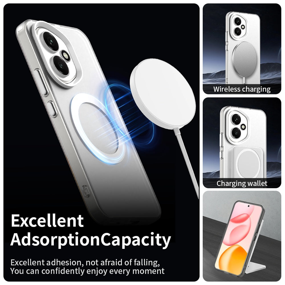 MagSafe калъф за Honor 400, Techsuit, CandyCase, бял