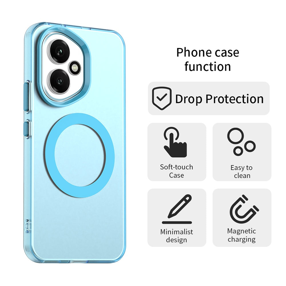 Калъф MagSafe за Honor 400, Techsuit, CandyCase, Син