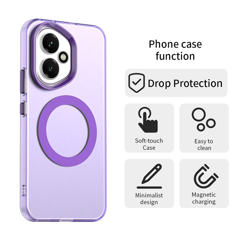 Калъф MagSafe за Honor 400, Techsuit, CandyCase, Лилав