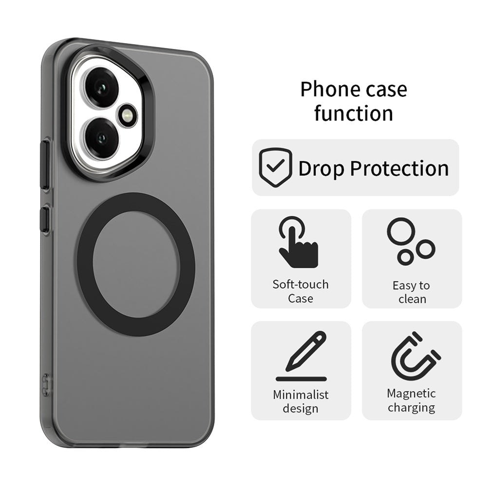 Калъф MagSafe за Honor 400, Techsuit, CandyCase, Черен