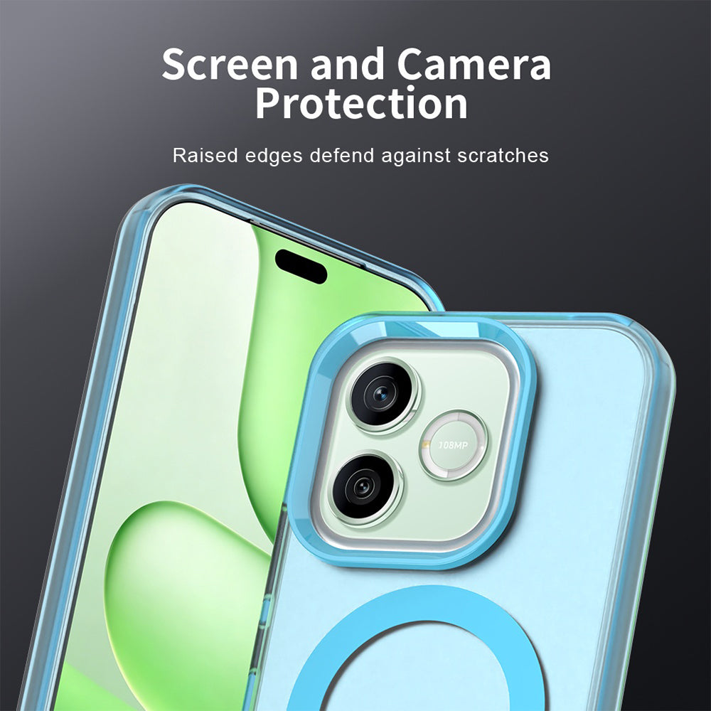 MagSafe калъф за Honor 600 Pro / 600, Techsuit, CandyCase, Син