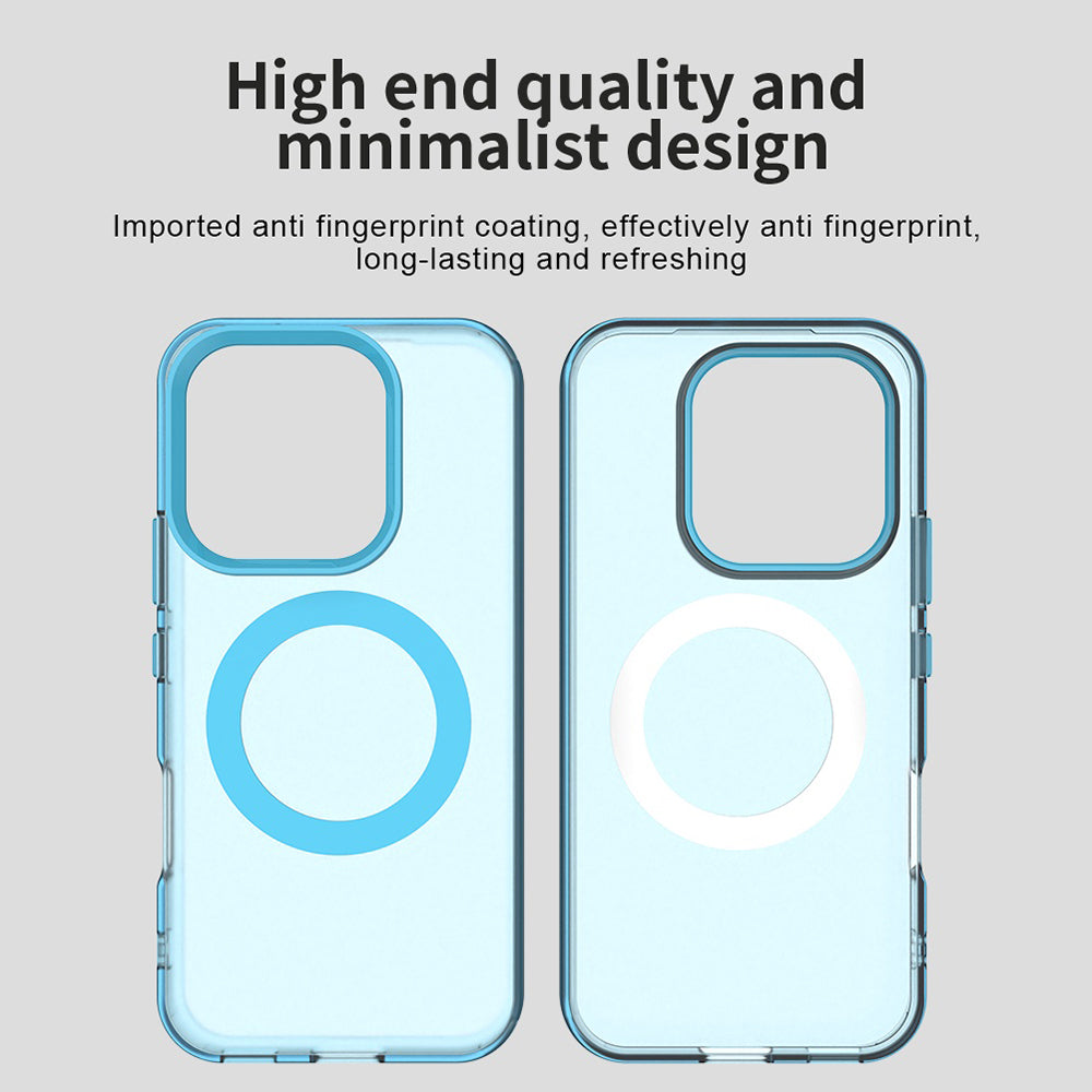 MagSafe калъф за Honor 600 Pro / 600, Techsuit, CandyCase, Син