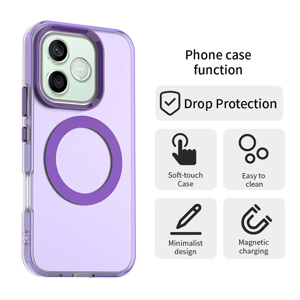 Калъф MagSafe за Honor 600 Pro / 600, Techsuit, CandyCase, Лилав