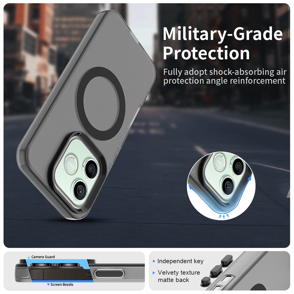 Калъф MagSafe за Honor 600 Pro / 600, Techsuit, CandyCase, Черен