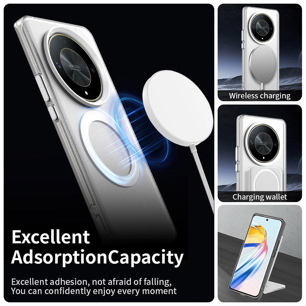 Калъф MagSafe за Honor Magic6 Lite, Techsuit, CandyCase, Бял