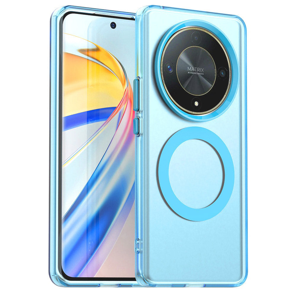 Калъф MagSafe за Honor Magic6 Lite, Techsuit, CandyCase, Син
