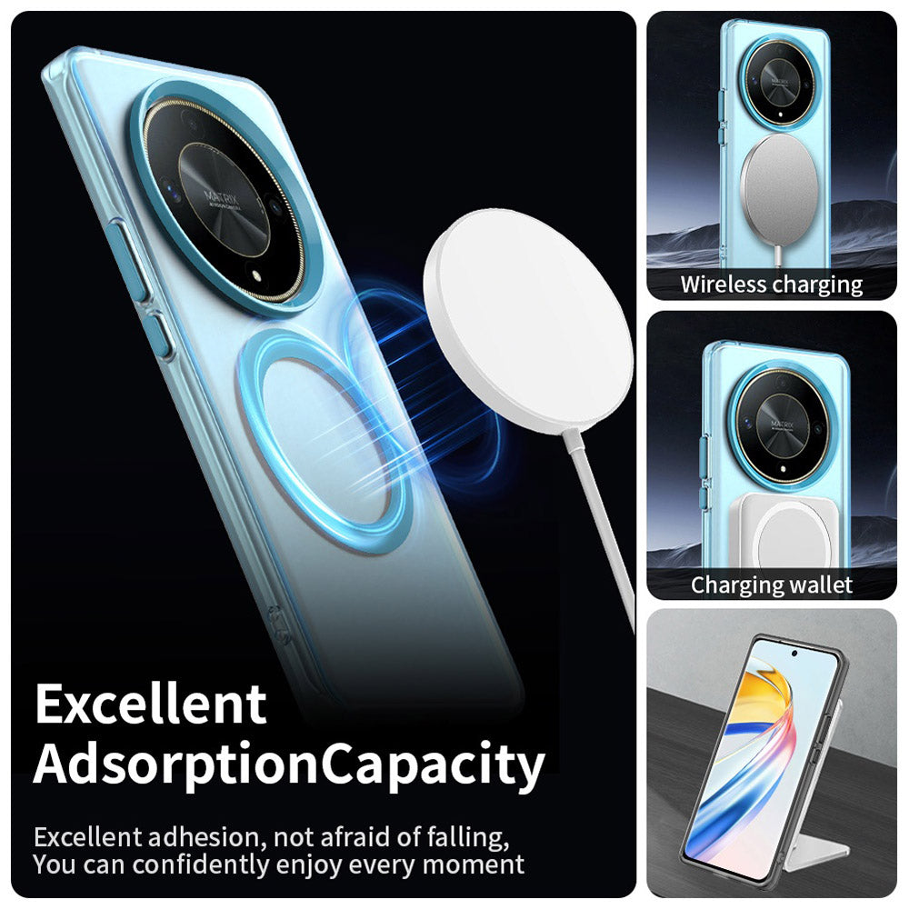 Калъф MagSafe за Honor Magic6 Lite, Techsuit, CandyCase, Син
