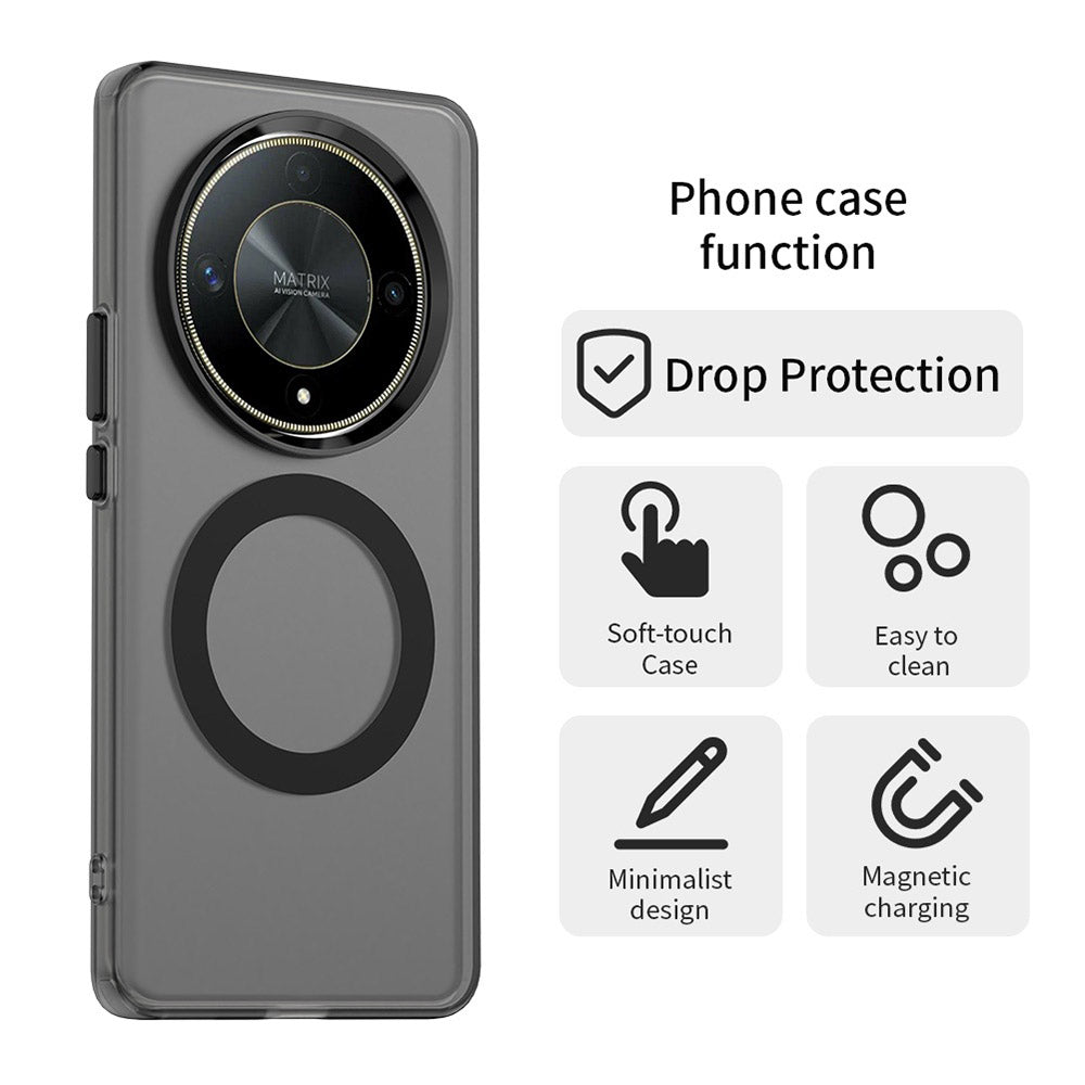 Калъф MagSafe за Honor Magic6 Lite, Techsuit, CandyCase, Черен