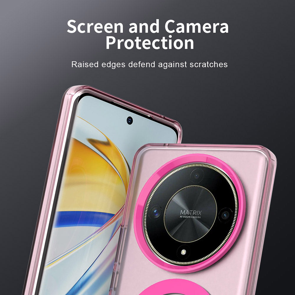 Калъф MagSafe за Honor Magic6 Lite, Techsuit, CandyCase, Розов