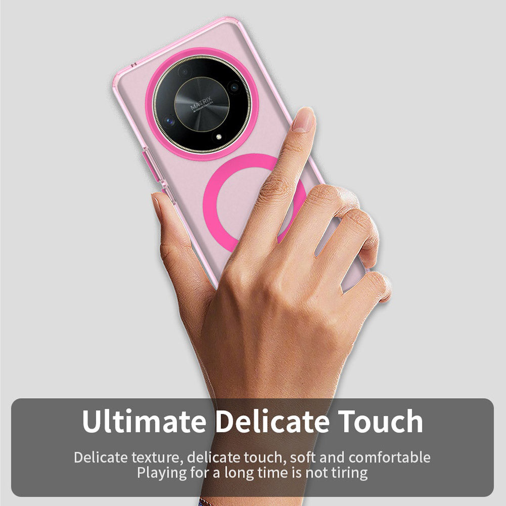 Калъф MagSafe за Honor Magic6 Lite, Techsuit, CandyCase, Розов