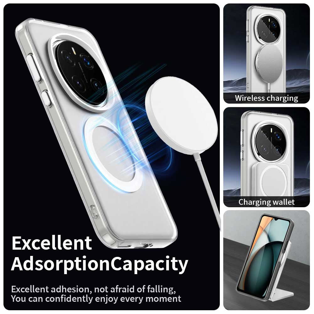 Калъф MagSafe за Honor Magic7 Pro, Techsuit, CandyCase, Бял