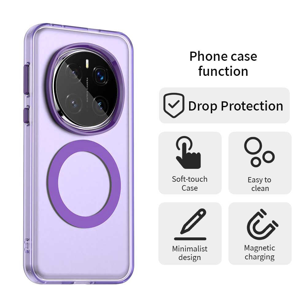 Калъф MagSafe за Honor Magic7 Pro, Techsuit, CandyCase, Лилав