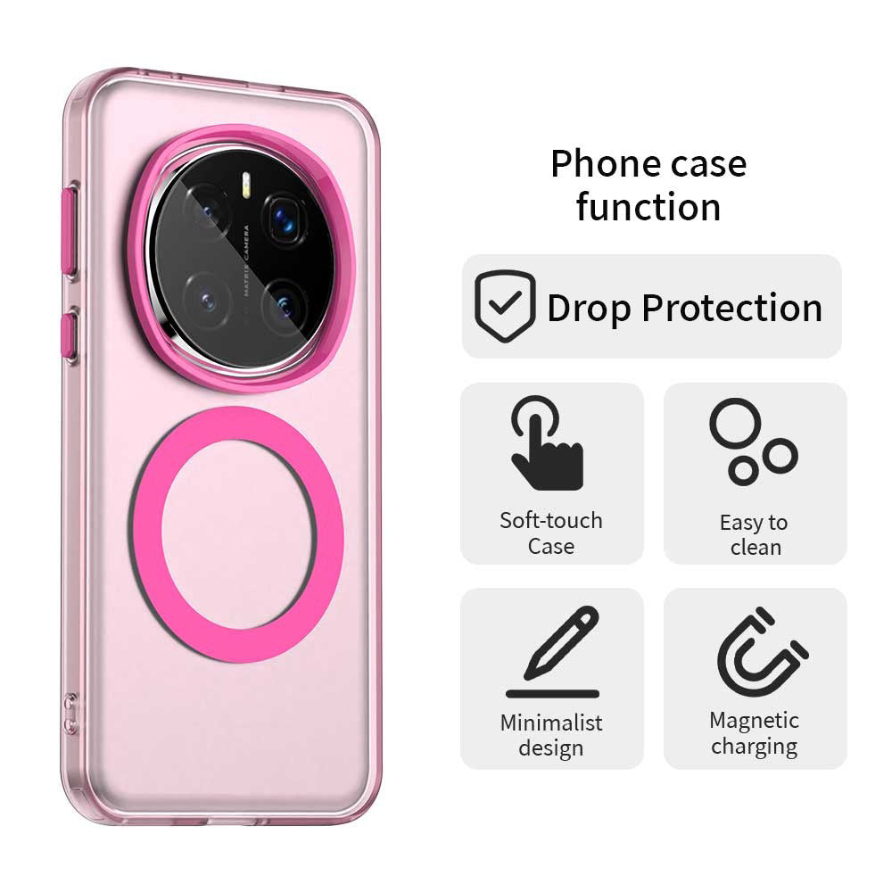 Калъф MagSafe за Honor Magic7 Pro, Techsuit, CandyCase, Розов