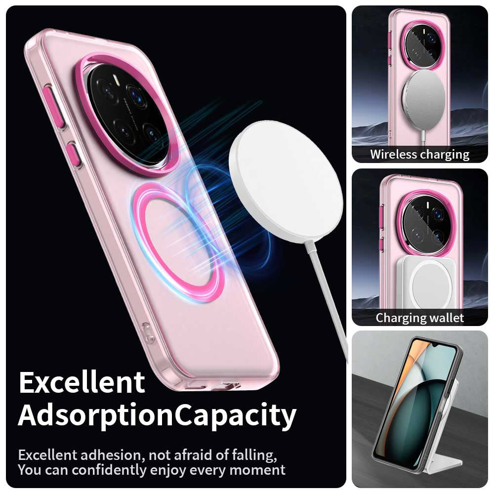 Калъф MagSafe за Honor Magic7 Pro, Techsuit, CandyCase, Розов