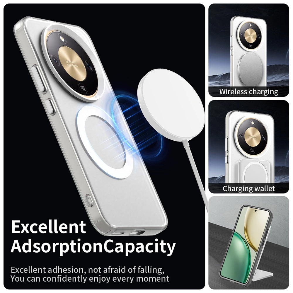 Калъф MagSafe за Honor Magic8 Lite, Techsuit, CandyCase, Бял