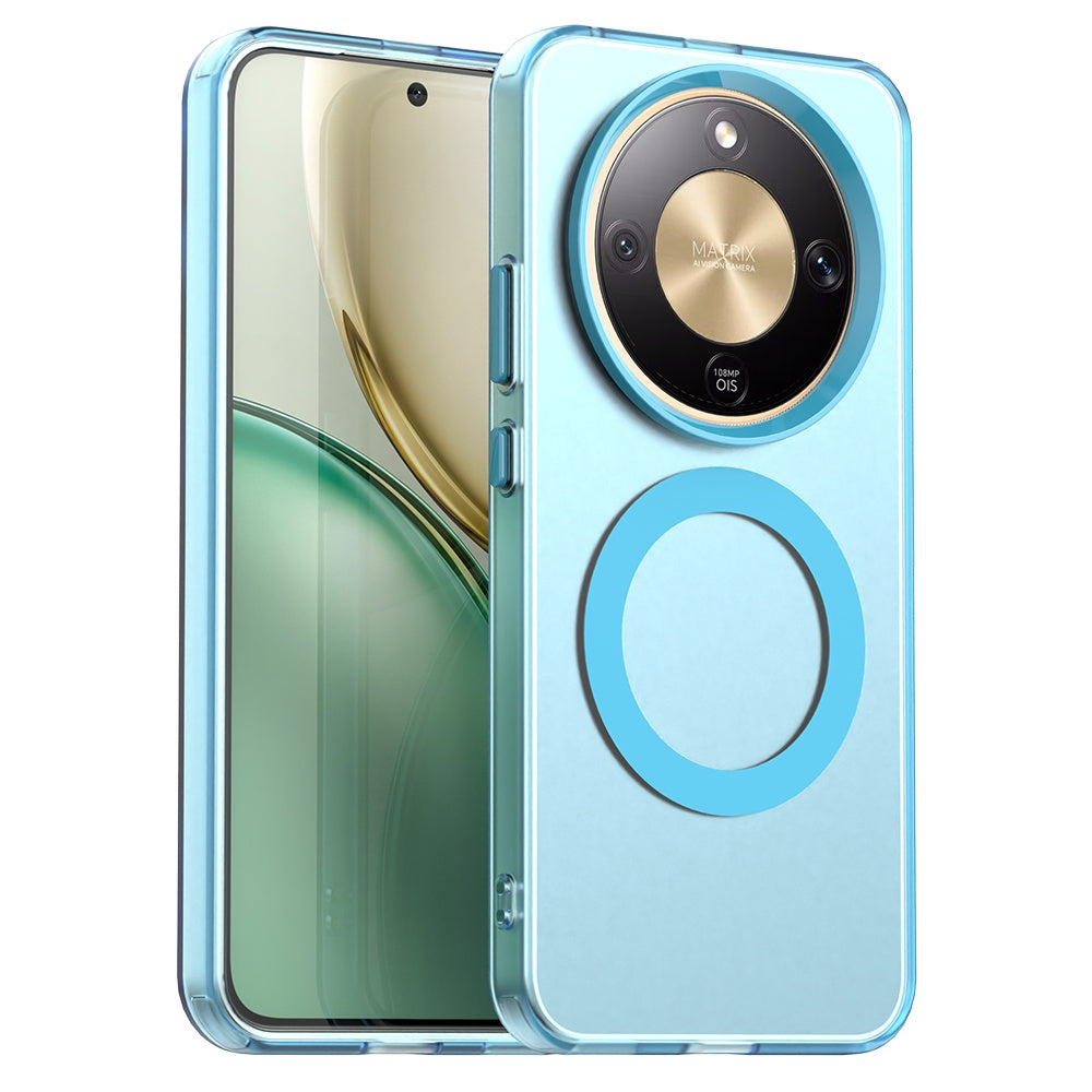 Калъф MagSafe за Honor Magic8 Lite, Techsuit, CandyCase, Син