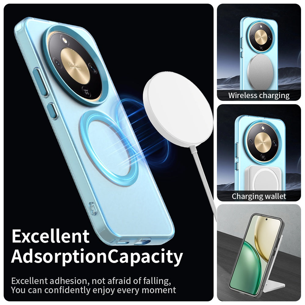 Калъф MagSafe за Honor Magic8 Lite, Techsuit, CandyCase, Син