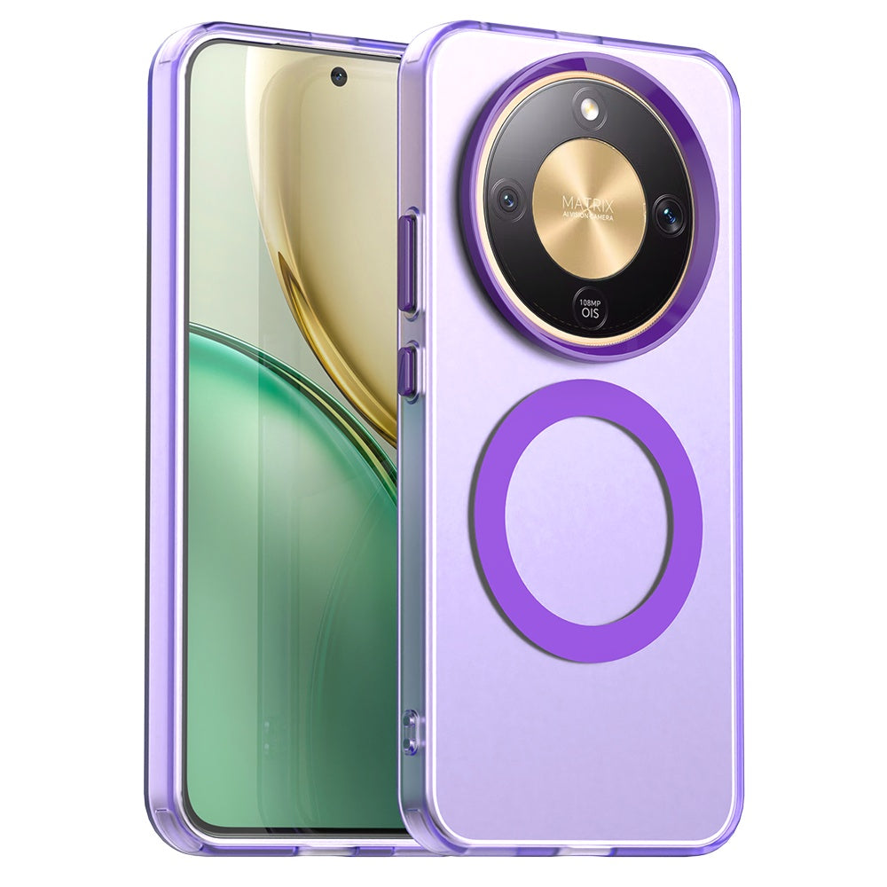 Калъф MagSafe за Honor Magic8 Lite, Techsuit, CandyCase, Лилав