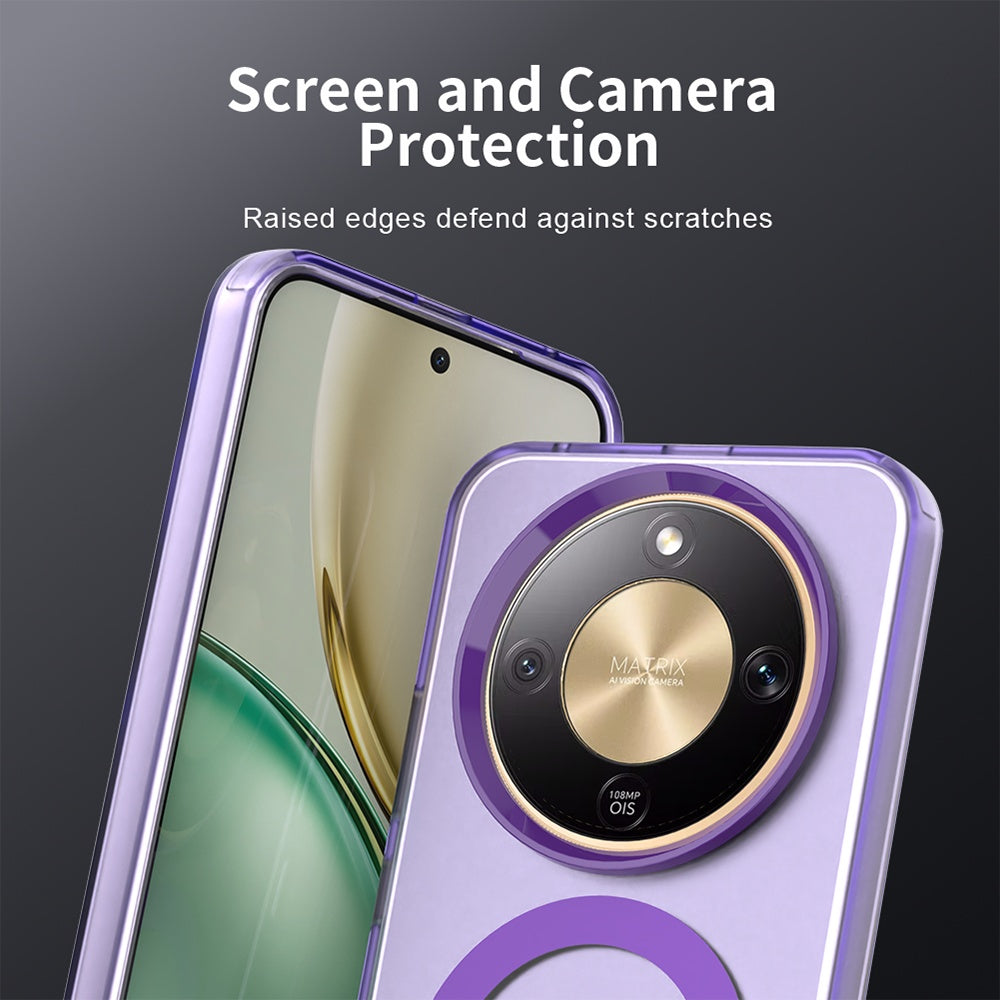 Калъф MagSafe за Honor Magic8 Lite, Techsuit, CandyCase, Лилав