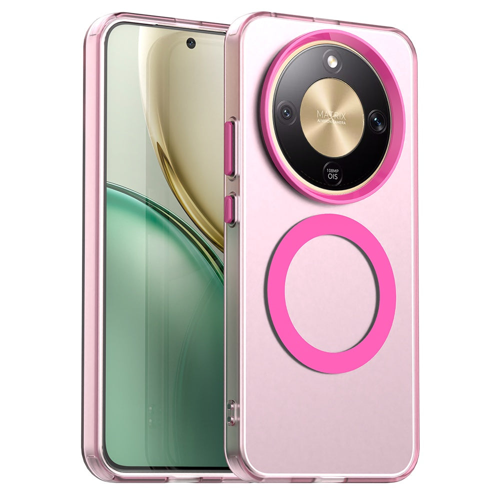 Калъф MagSafe за Honor Magic8 Lite, Techsuit, CandyCase, Розов