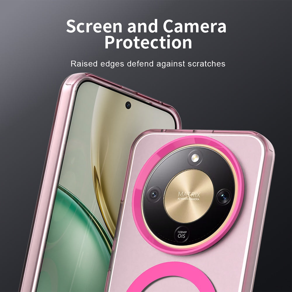 Калъф MagSafe за Honor Magic8 Lite, Techsuit, CandyCase, Розов