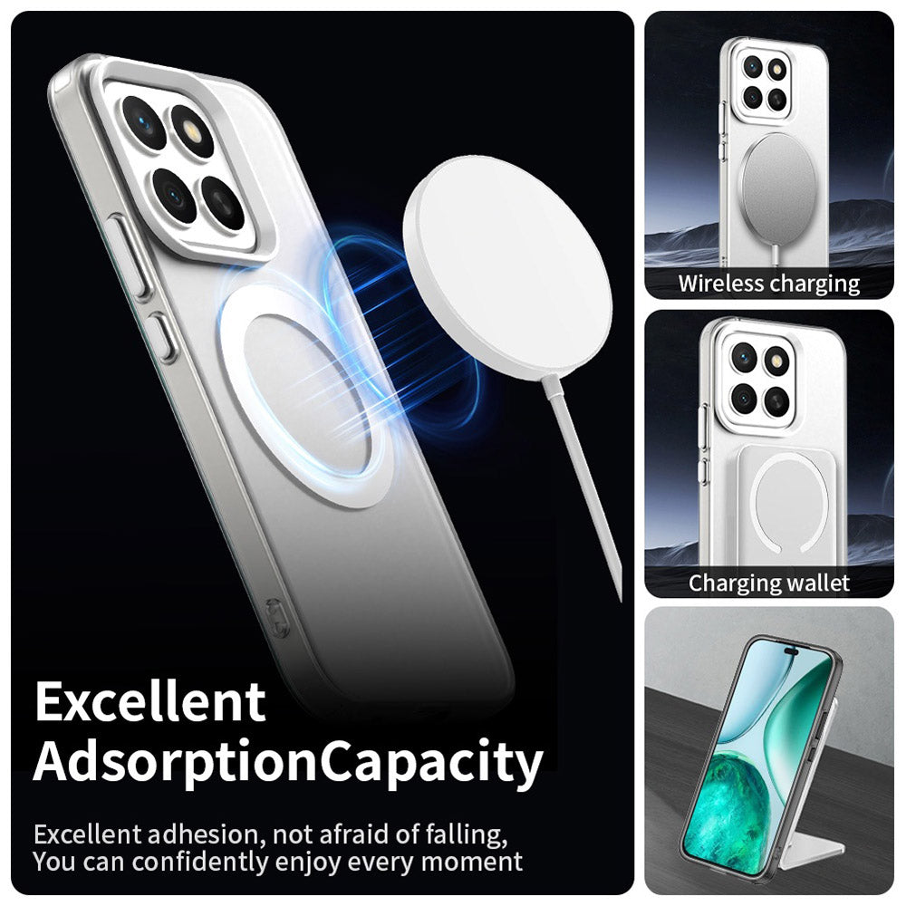 MagSafe калъф за Honor X8c, Techsuit, CandyCase, бял