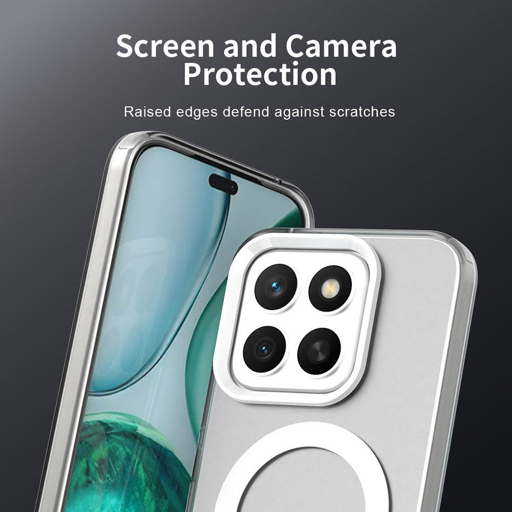 MagSafe калъф за Honor X8c, Techsuit, CandyCase, бял