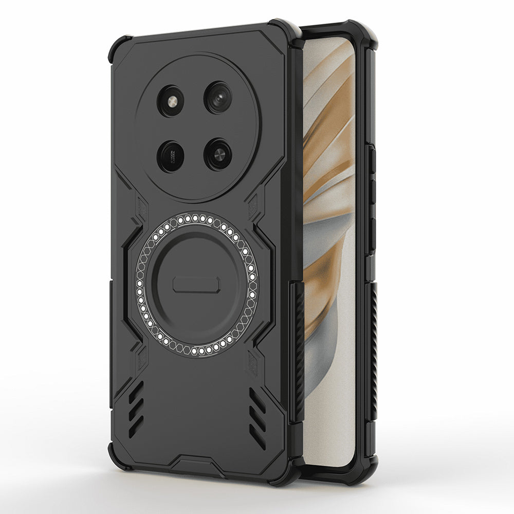 Калъф MagSafe за Honor X9c / Magic7 Lite, Techsuit, ArmorMag, Черен