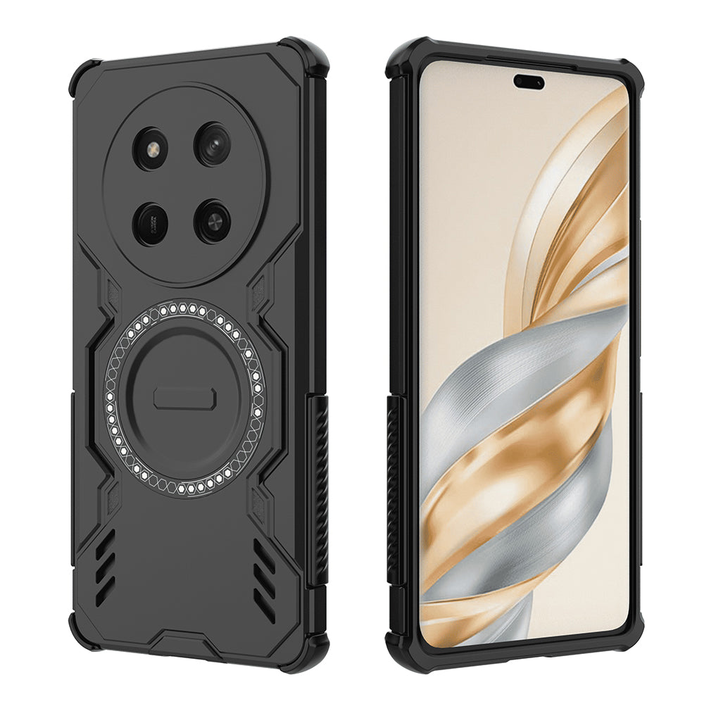 Калъф MagSafe за Honor X9c / Magic7 Lite, Techsuit, ArmorMag, Черен