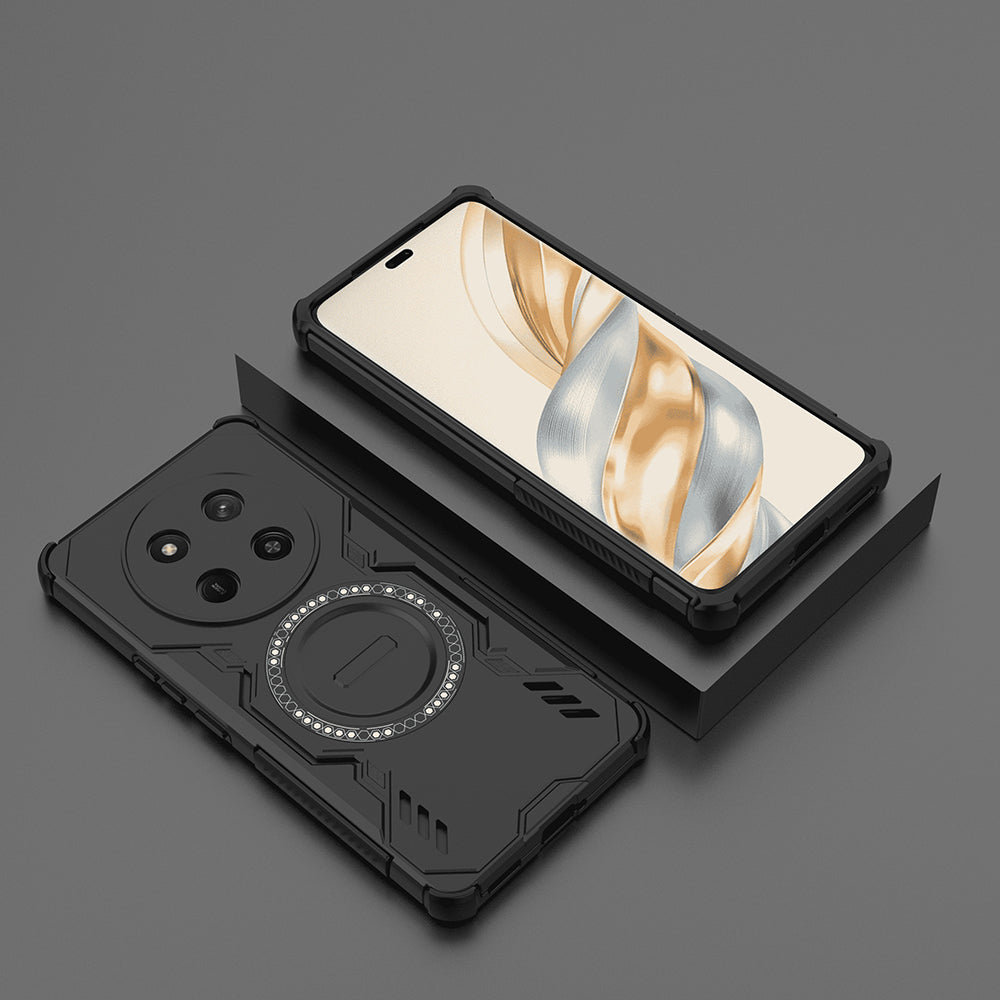 Калъф MagSafe за Honor X9c / Magic7 Lite, Techsuit, ArmorMag, Черен