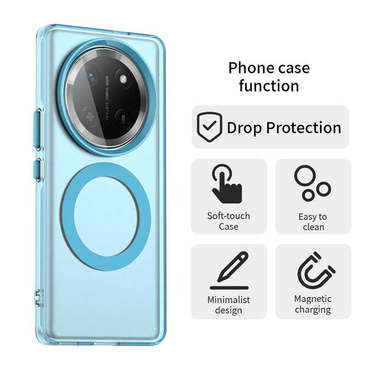 Калъф MagSafe за Honor X9c / Magic7 Lite, Techsuit, CandyCase, Син